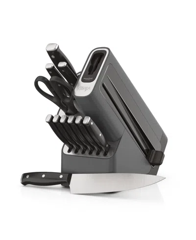 Ninja Foodi Neverdull Essential 12-piece Built-in Sharpener Knife System In Gray