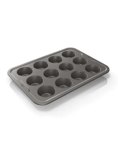 Ninja Foodi Neverstick Premium 12 Cup Muffin Pan In Gray
