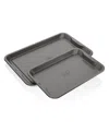 Ninja Foodi Neverstick Premium 2-piece Baking Sheet Set In Gray