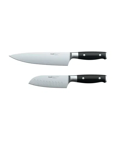 Ninja Foodi Premium 2-piece Chef & Santoku Knife Set In Black