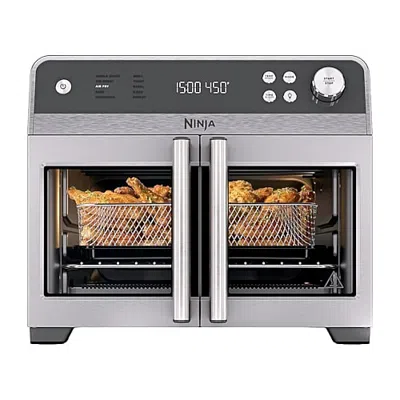 Ninja French Door 5 Qt Air Fryer In Silver