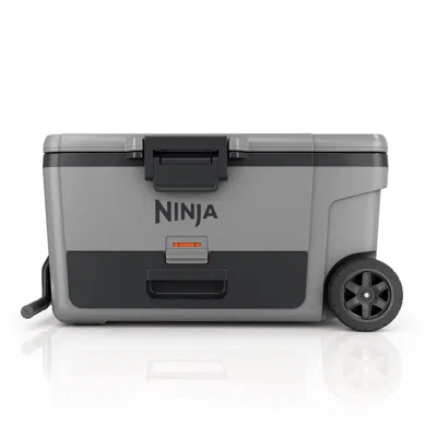 Ninja Frostvault 65qt/61l Wheeled Cooler With Dry Zone In Slate Grey