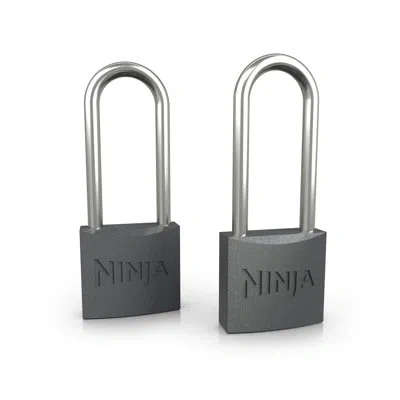 Ninja Frostvault Perfect-fit Padlocks, 2-pack In Black