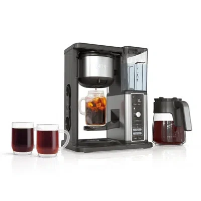 Ninja ® Hot & Iced Xl Coffee Maker With Rapid Cold Brew, 4 Brew Styles, 8 Sizes, Single-serve Coffee Brewe In Silver;black