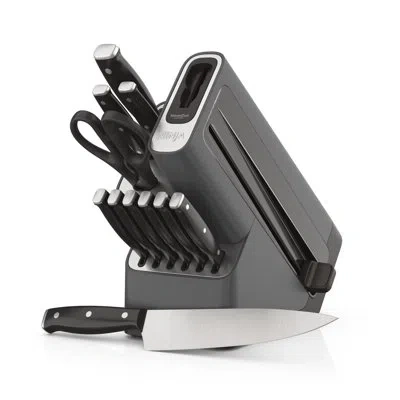 Ninja K12012 Foodi Neverdull Essential 12pc Knife System With Built-in Sharpener In Black
