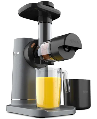 Ninja Neverclog Cold Press Juicer, Powerful Slow Juicer, Total Pulp Control, Easy To Clean, Compact In Charcoal
