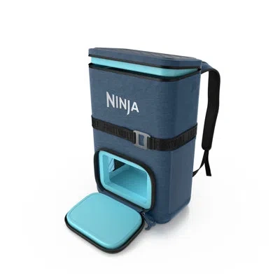 Ninja Oudoor Frostvault Go 24-can Soft Cooler With Dry Zone In Lakeshore Blue
