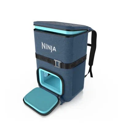 Ninja Outdoor Frostvault Go 36-can Soft Cooler With Cold Dry Zone In Lakeshore Blue
