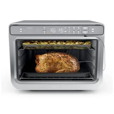Ninja Prestige Smart Xl Air Fryer And Countertop Oven With Pro Cook System In Silver