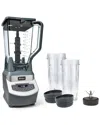 Ninja Professional Blender & Nutri  Cups In Black