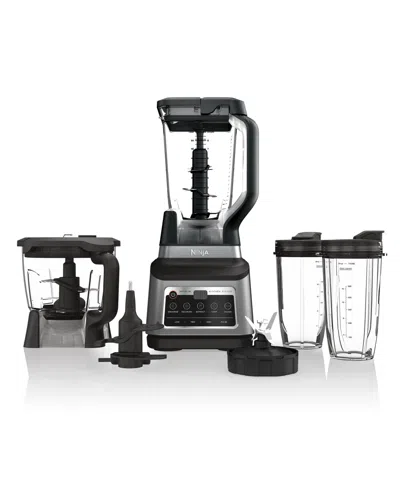 Ninja Professional Plus Auto-iq Kitchen System Blender And Food Processor Set In Black