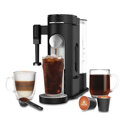 Ninja Single Serve Pods And Grounds Specialty Coffee Maker In Black
