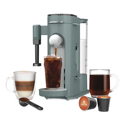 Ninja Single Serve Pods And Grounds Specialty Coffee Maker In Blue