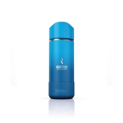 Ninja Sip Perfect Travel Mug, Brings Hot Drinks To Sippable Temperature In Minutes, Stainless Steel, Leak  In Tropical Blue