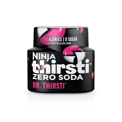 Ninja Thirsti Flavored Water Drops, Dr. Thirsti In Black