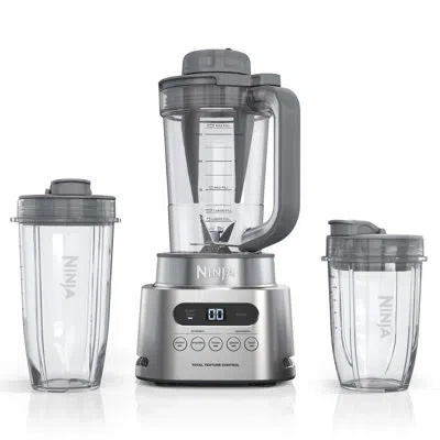 Ninja ® Twisti Blender Duo, High-speed 1600 Wp Smoothie Maker & Nutrient Extractor, 5 Functions, 34-oz. Pi In Gray;silver