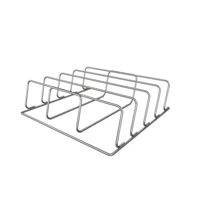 Ninja Woodfire Rib Rack, Compatible With Og800 And Og900 Series, Smokes 4 Full Racks Of Ribs, Elevates Rib In Silver