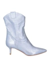 Ninni Woman Ankle Boots Light Purple Size 8 Soft Leather In Purple