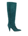 Ninni Woman Boot Deep Jade Size 10 Soft Leather In Green