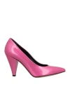 Ninni Woman Pumps Fuchsia Size 9 Soft Leather In Pink