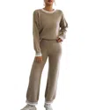 Nino Balcutti 2pc Sweater & Pant Set In Neutral