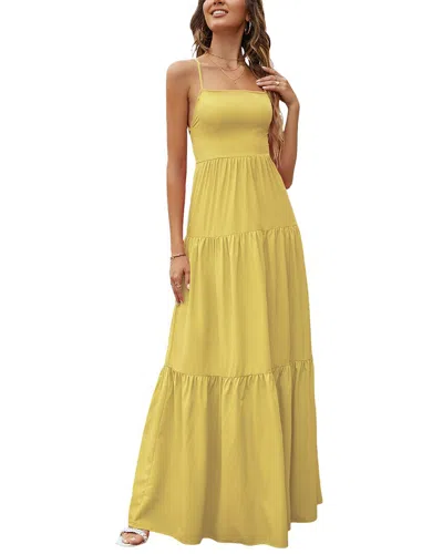 Nino Balcutti Maxi Dress In Yellow