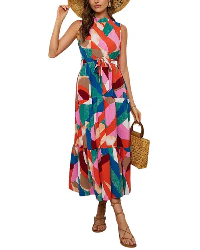 Nino Balcutti Midi Dress In Multi