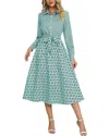 Nino Balcutti Midi Dress In Blue