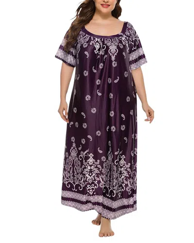 Nino Balcutti Plus Maxi Dress In Purple