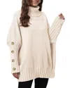 Nino Balcutti Turtleneck Sweater In Beige