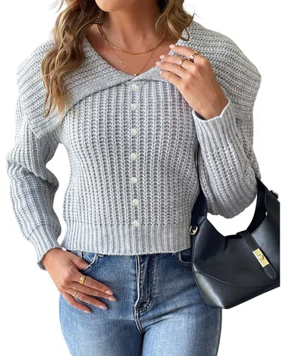 Nino Balcutti V-neck Sweater In Gray