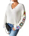 Nino Balcutti V-neck Sweater In White
