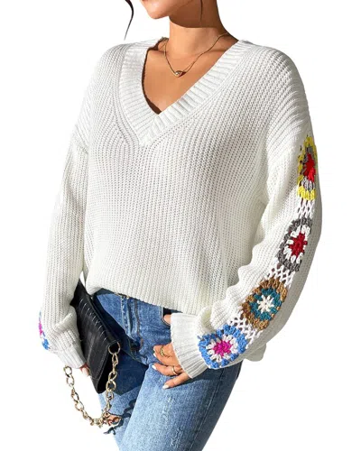 Nino Balcutti V-neck Sweater In White