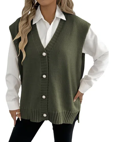 Nino Balcutti Vest In Army Green