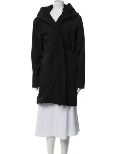 Pre-owned Nino Brand Virgin Wool Coat In Black