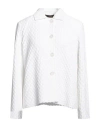 Nino Colombo Woman Blazer White Size 8 Viscose, Polyester In White