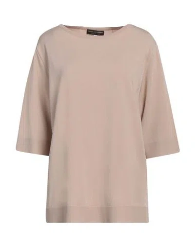 Nino Colombo Woman Sweater Beige Size 10 Rayon, Lycra