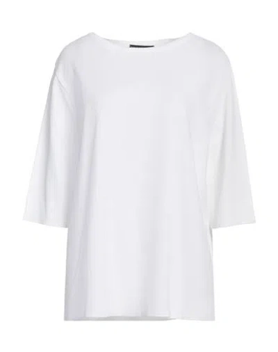 Nino Colombo Woman Sweater White Size 10 Rayon, Lycra