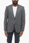 Nino Danieli Blended Wool Blazer With Flap Pockets