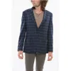 Nino Danieli Check Motif Blazer With Patch Pockets
