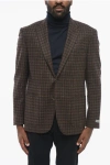 Nino Danieli Check Motif Blazer With Patch Pockets