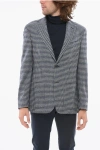 Nino Danieli Check Motif Blazer With Patch Pockets