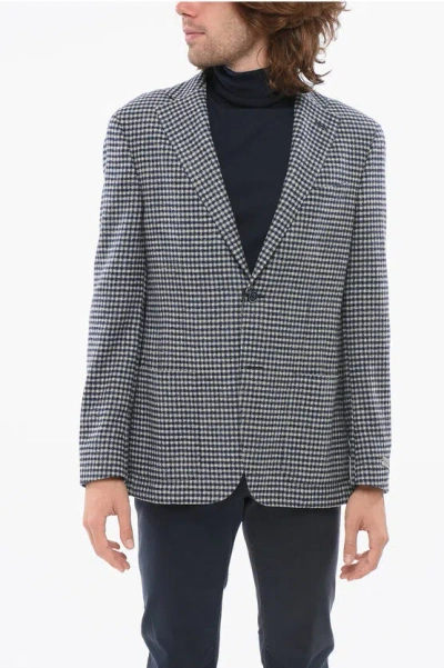 Nino Danieli Check Motif Blazer With Patch Pockets