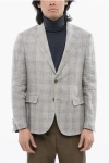 Nino Danieli Checked Wool Blend Blazer