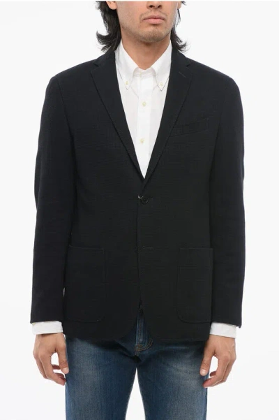 Nino Danieli Cotton Welt-pocket Blazer