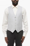 Nino Danieli Flush Pocketed Virgin Wool Vest