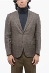 Nino Danieli Gun Club Check Single Breasted Linen Blazer