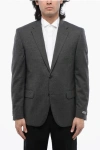 Nino Danieli Half-lined Blazer With Hopsack Pattern