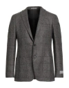 Nino Danieli Man Blazer Charcoal Size 42 Virgin Wool