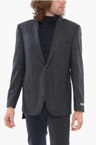 Nino Danieli Melange Virgin Wool Blazer